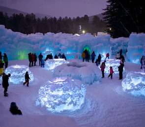 Ice Castles in New Hampshire February 2020